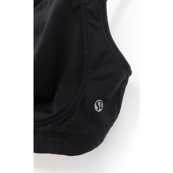 Lululemon Women's Black Ta‎ Ta Tamer II Activewear Sports Bra Size 34D - Picture 3 of 7